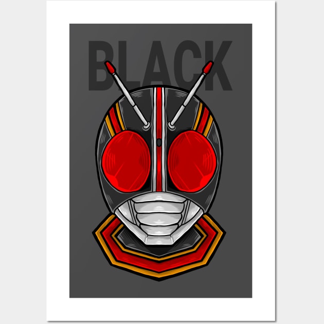 Kamen rider black Wall Art by Amartwork